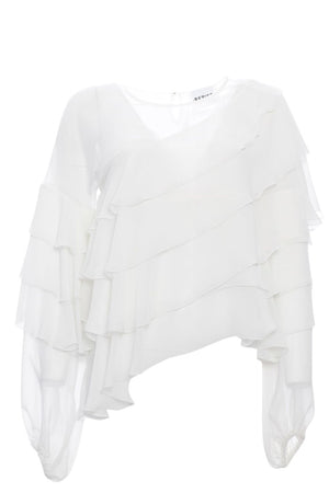 Blusa de mujer con volantes Revisa