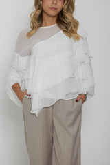 Blusa de mujer con volantes Revisa