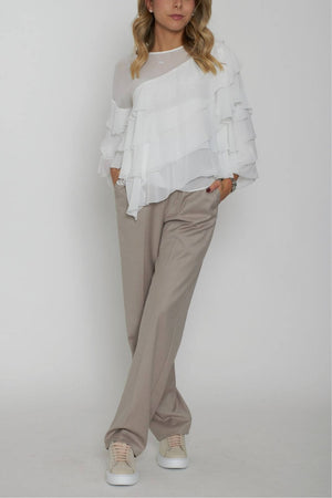 Blusa de mujer con volantes Revisa
