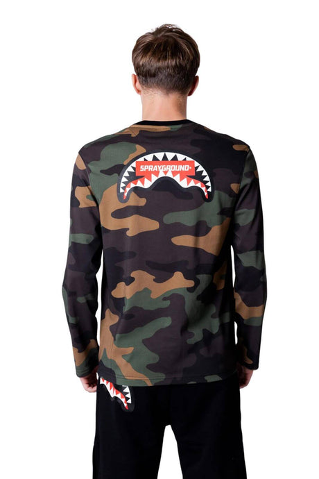 Camiseta hombre Sprayground CAMO EN MIS DIENTES CAMISETA LARGA