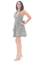 Le Sarte del Sole Women's dress with lacing at the back of the neck