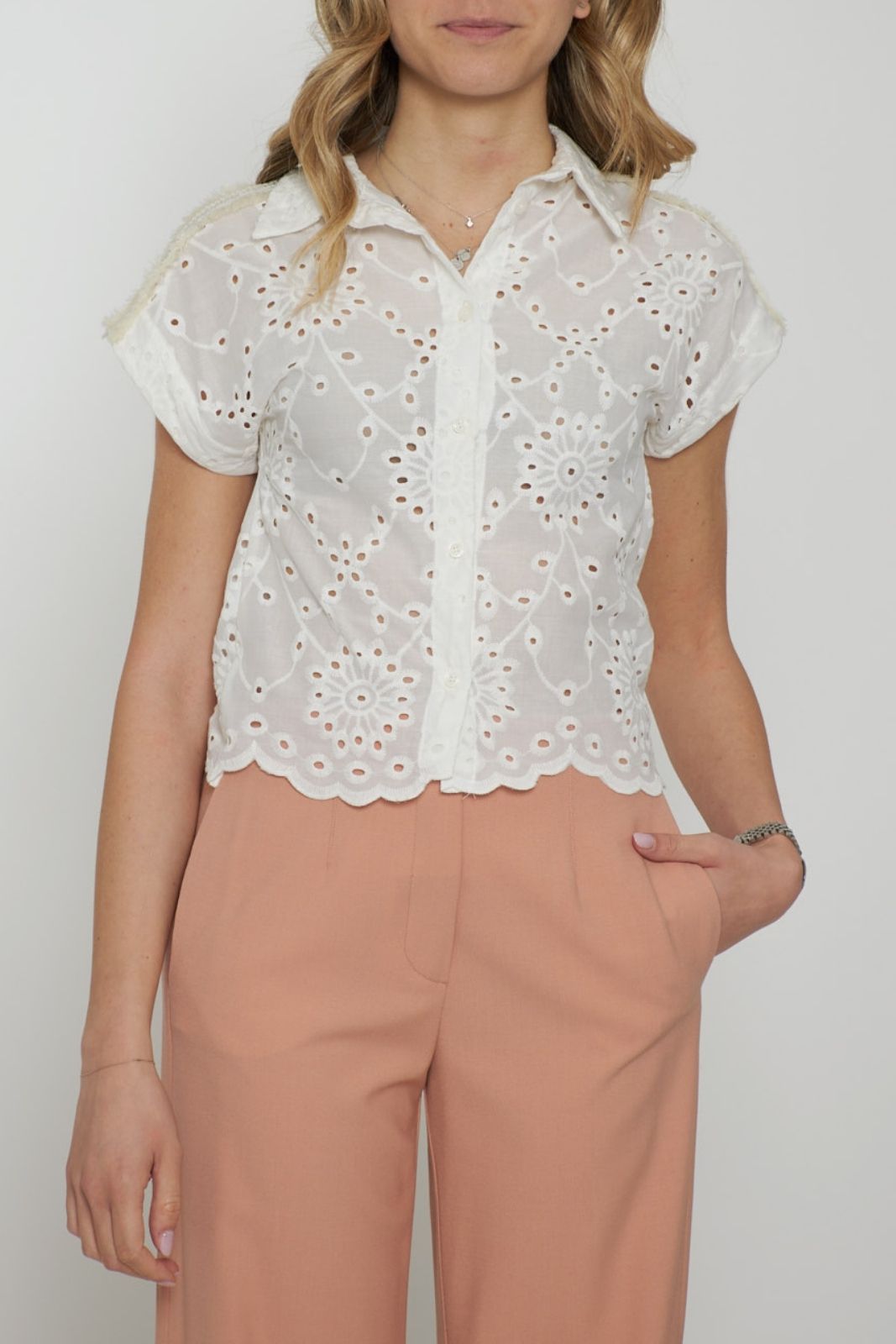 The Seamstresses of the Sun Women's Perforated Shirt