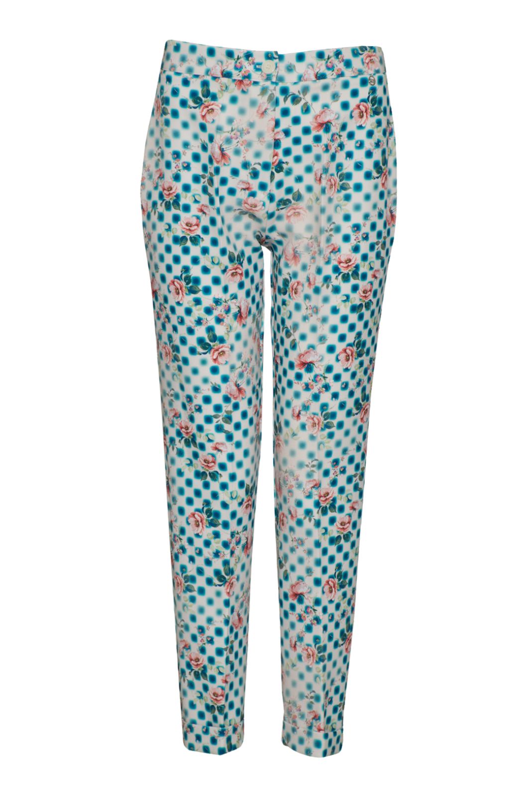 Le Sarte del Sole Pantalone Donna a stampa floreale