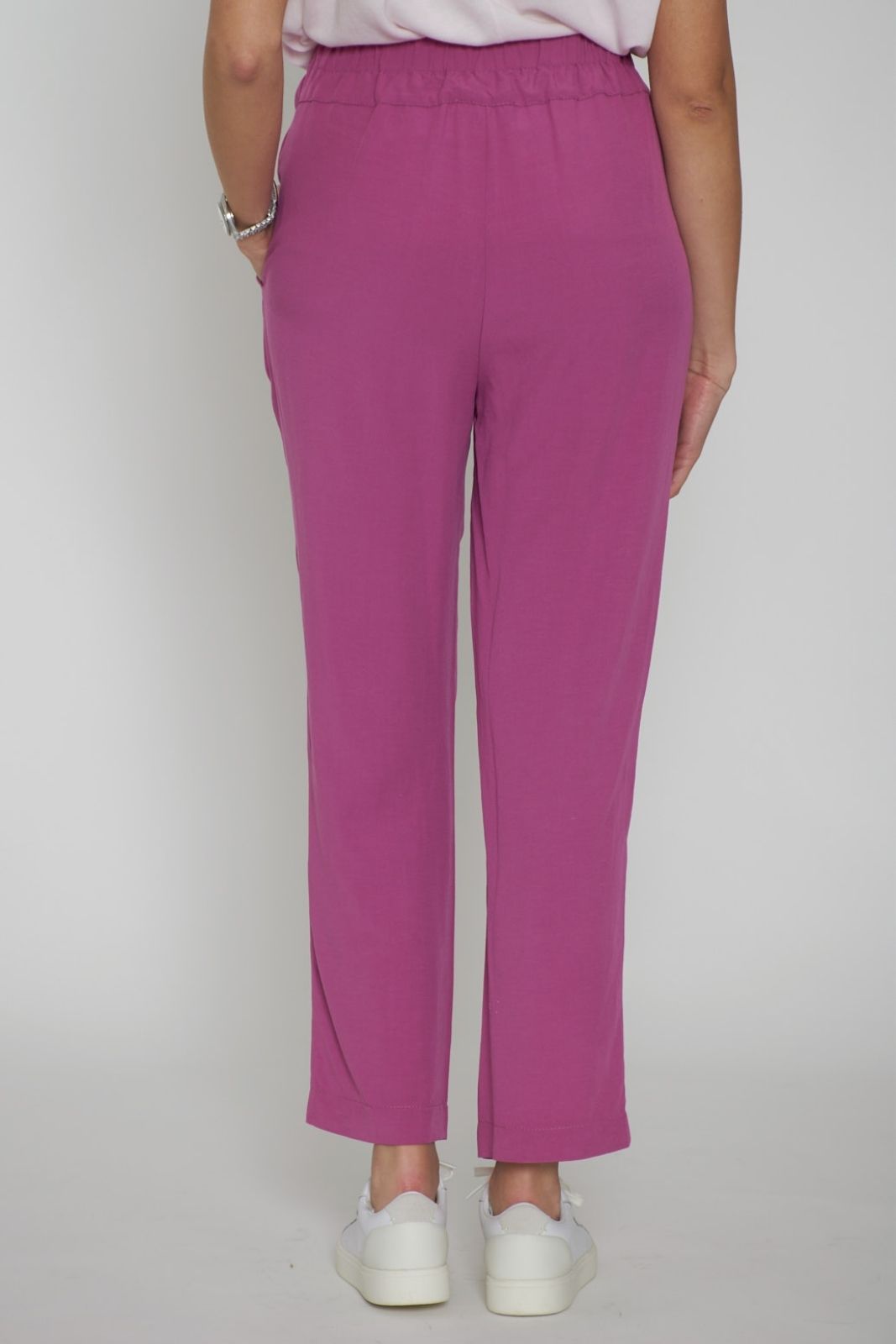 Le Sarte del Sole women's linen blend trousers