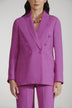 Le Sarte del Sole women's linen blend suit