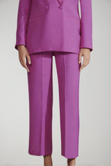 Le Sarte del Sole women's linen blend suit