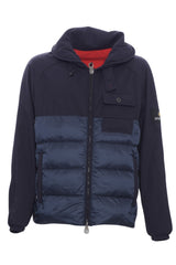 Star Point Men's Down Jacket with High Collar