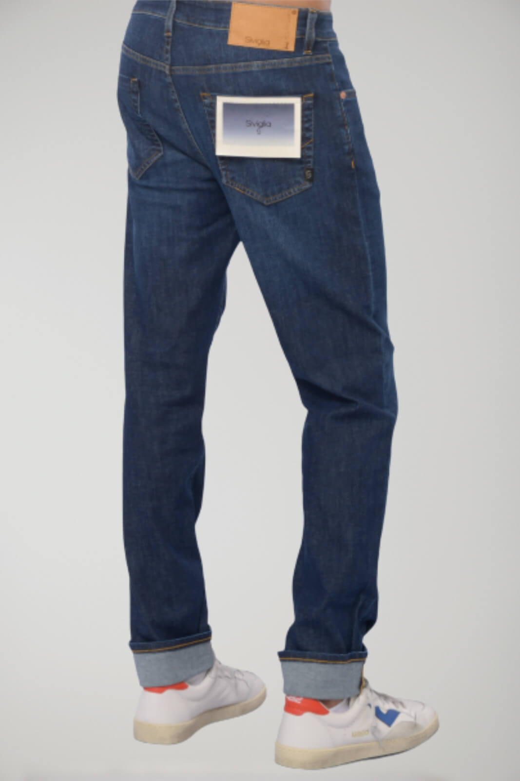 Siviglia Men's Jeans with Contrast Stitching