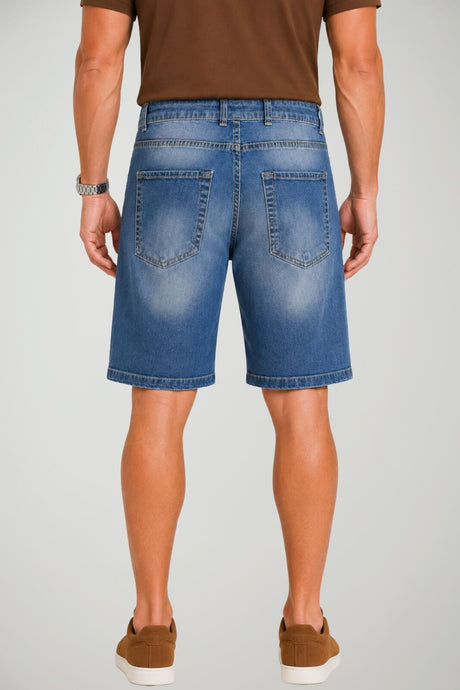 Sartori Bermuda Uomo Jeans Cinque Tasche