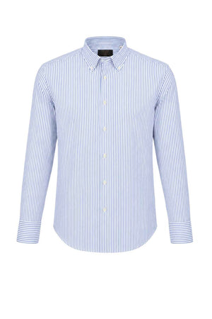 Sartori Camicia Uomo in Fantasia Rigata