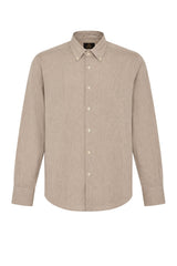 Sartori Camicia Uomo in Misto Lino con Taschino