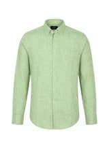 Sartori Camicia Uomo in Misto Lino con Taschino