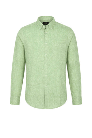Sartori Camicia Uomo in Misto Lino con Taschino