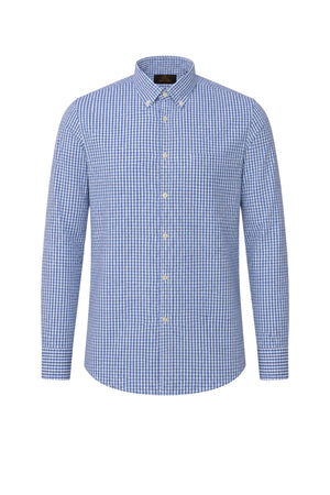Sartori Camicia Uomo a Quadri con Taschino