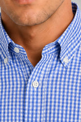 Sartori Camicia Uomo a Quadri con Taschino