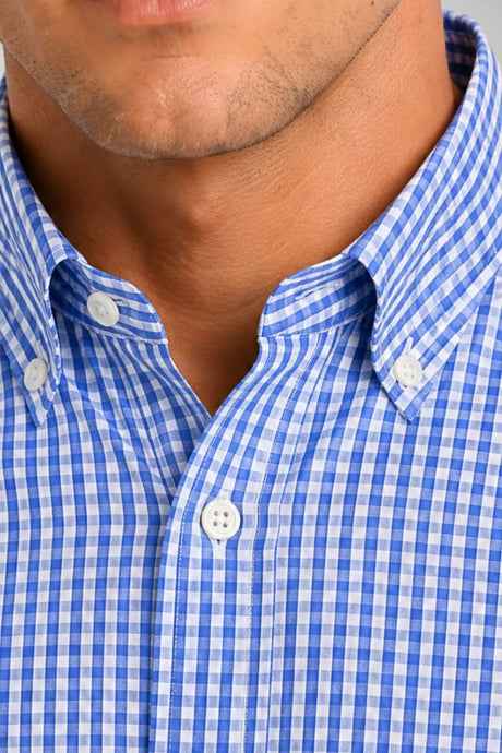 Sartori Camicia Uomo a Quadri con Taschino