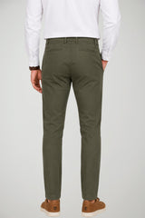 Sartori Pantaloni Uomo Chino In Micro Lavorazione