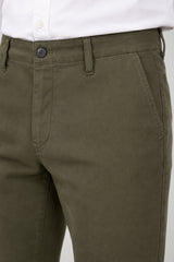 Sartori Pantaloni Uomo Chino In Micro Lavorazione