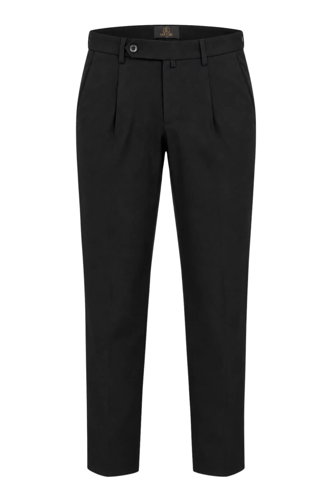 Sartori Pantaloni Uomo Chino con Pinces in Misto Cotone