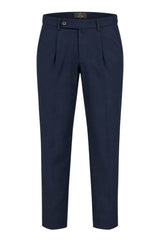 Sartori Pantaloni Uomo Chino con Pinces in Misto Cotone