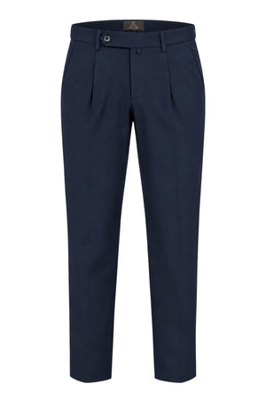 Sartori Pantaloni Uomo Chino con Pinces in Misto Cotone