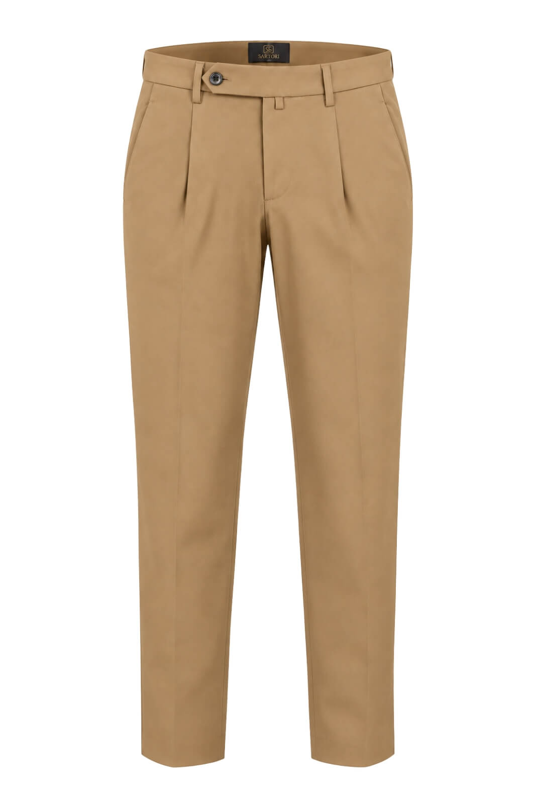 Sartori Pantaloni Uomo Chino con Pinces in Misto Cotone