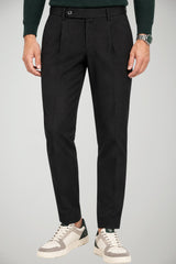 Sartori Pantaloni Uomo Chino con Pinces in Misto Cotone