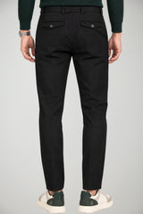 Sartori Pantaloni Uomo Chino con Pinces in Misto Cotone