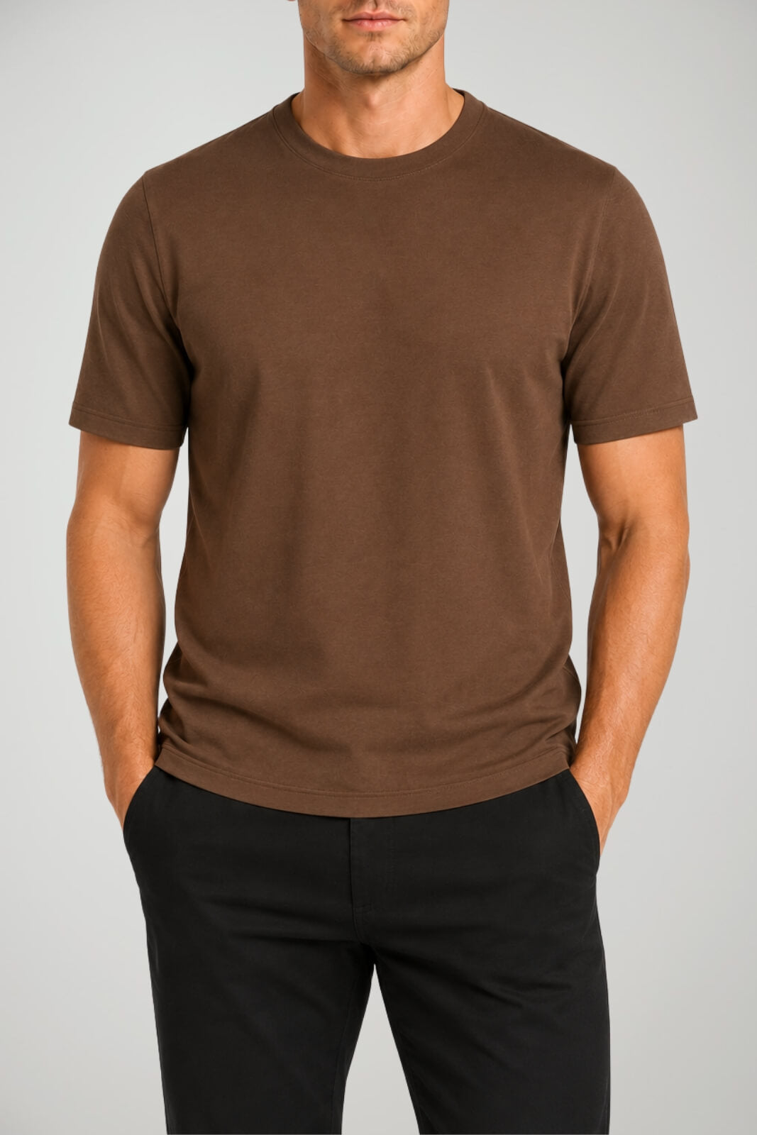 Sartori T-shirt Uomo Regular Fit in Misto Cotone
