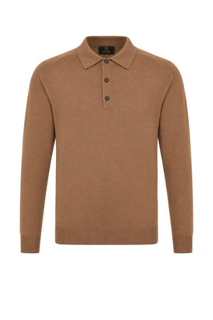 Sartori Polo Uomo in filo maniche lunghe