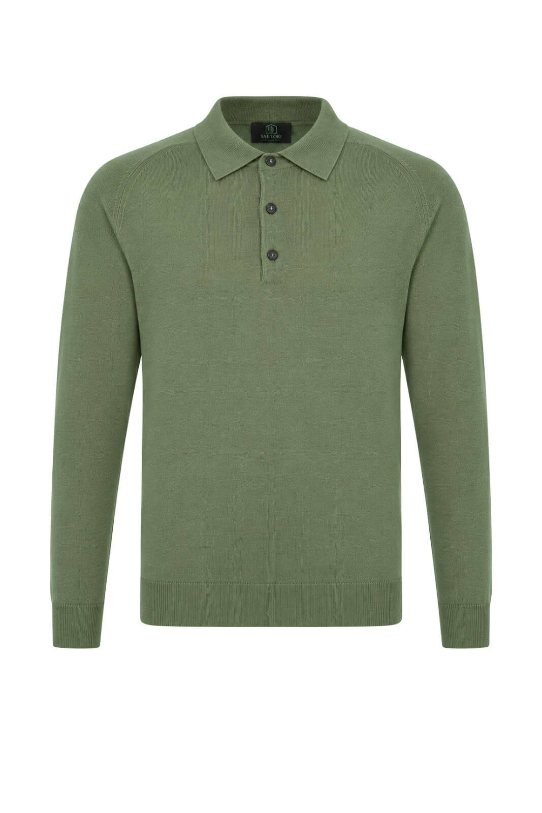 Sartori Polo Uomo in filo maniche lunghe