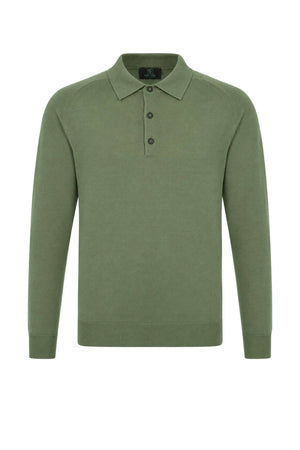 Sartori Polo Uomo in filo maniche lunghe