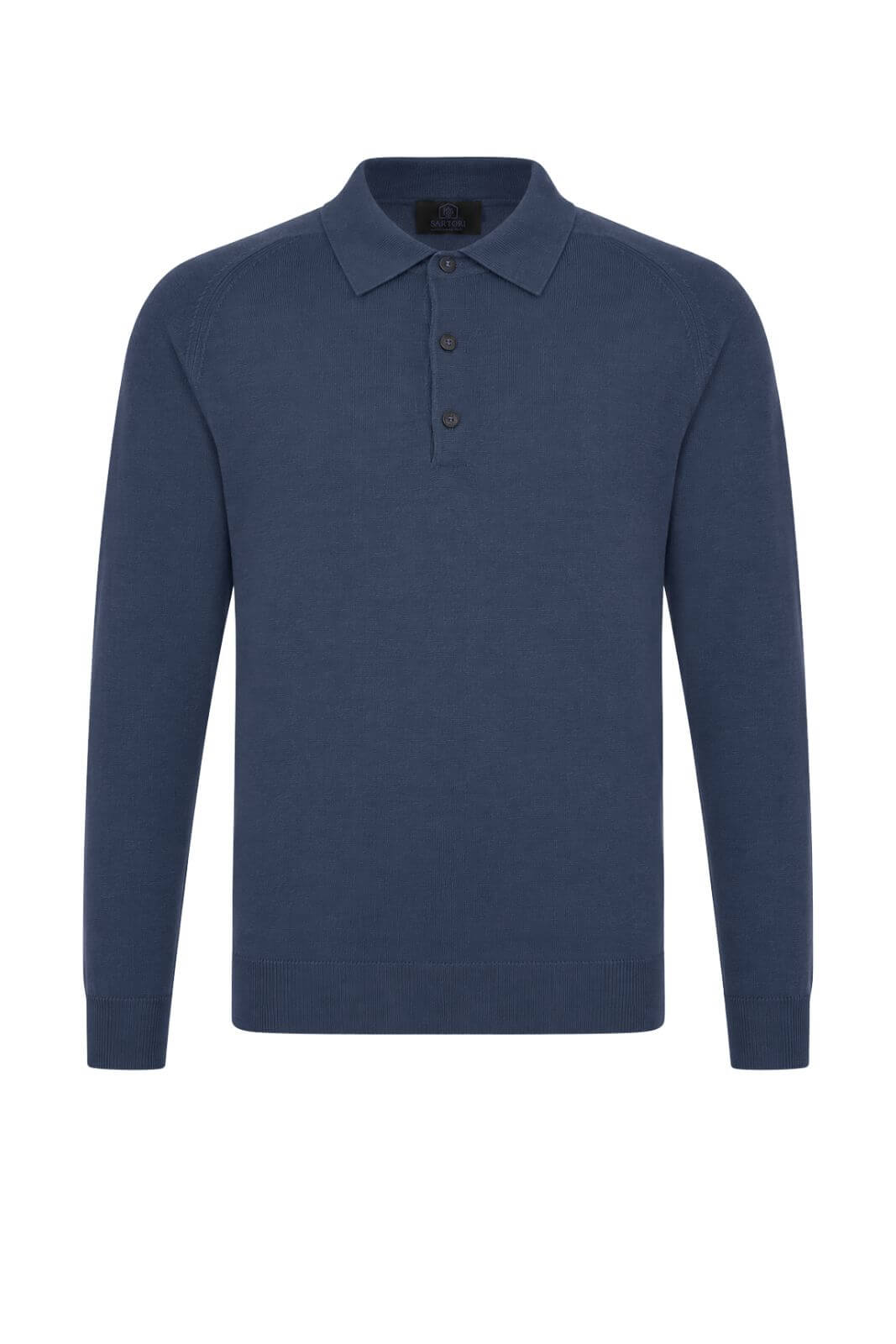 Sartori Polo Uomo in filo maniche lunghe