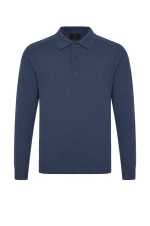Sartori Polo Uomo in filo maniche lunghe