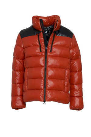Piumino corto puffer da uomo Save the duck fronte