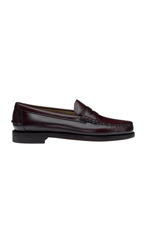 Sebago Mocassini Uomo in pelle Classic Dan / Borgogna