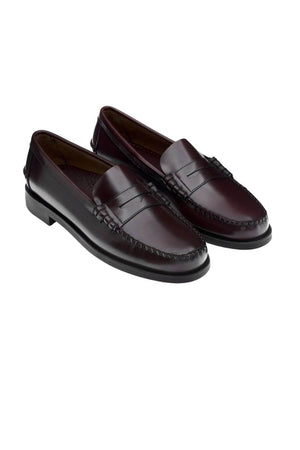 Sebago Mocassini Uomo in pelle Classic Dan / Borgogna