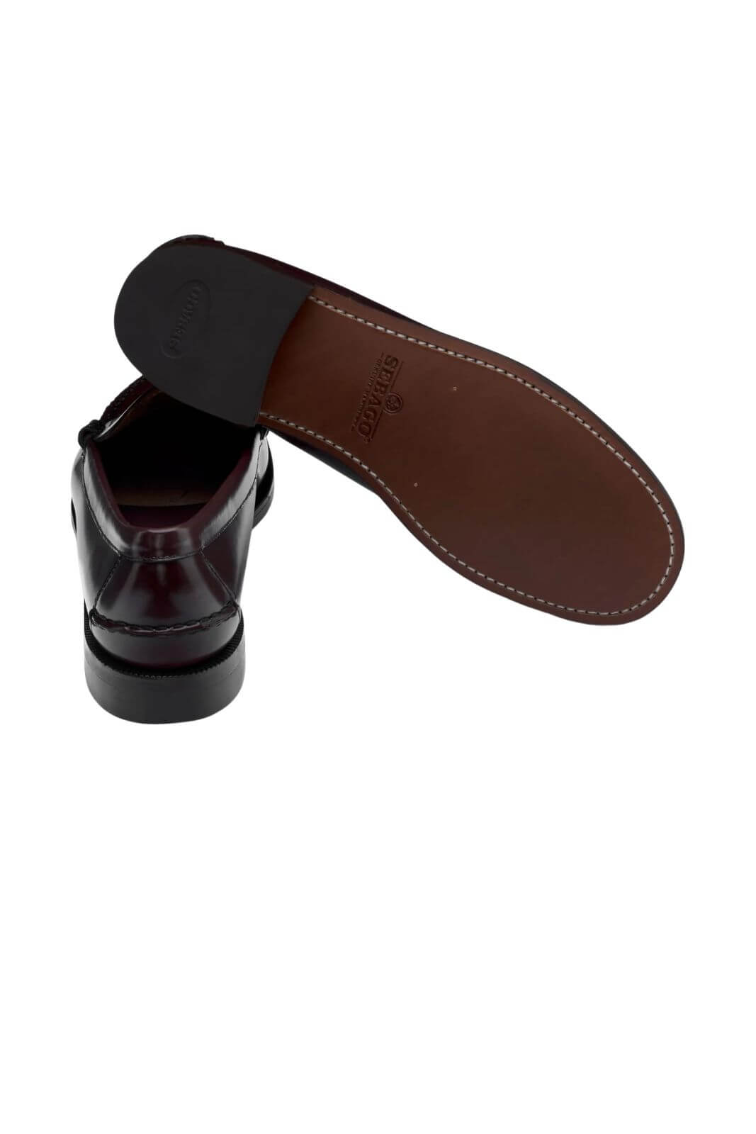 Sebago Mocassini Uomo in pelle Classic Dan / Borgogna