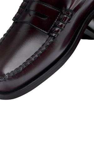 Sebago Mocassini Uomo in pelle Classic Dan / Borgogna