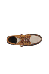 Stivaletto Sebago da uomo in camoscio con lacci in cuoio