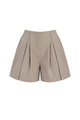 Semicouture Shorts Donna con Pences in Lana Vergine