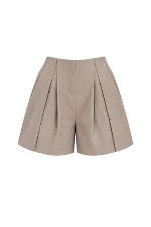 Semicouture Shorts Donna con Pences in Lana Vergine