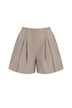 Semicouture Shorts Donna con Pences in Lana Vergine