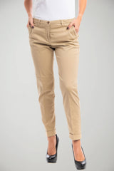 Pantalone da donna Seventy chino con tasche america fronte 1