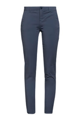 Pantalone da donna Seventy chino con tasche america fronte blu navy