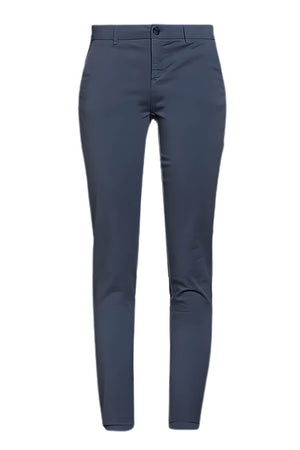 Pantalone da donna Seventy chino con tasche america fronte blu navy