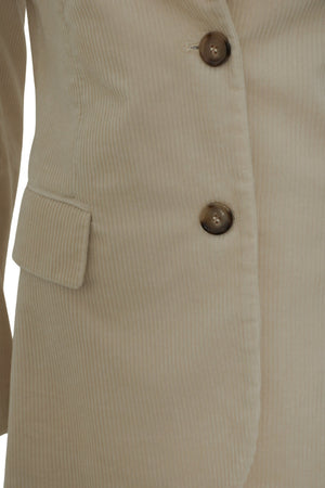 Seventy giacca donna monopetto velluto dettaglio