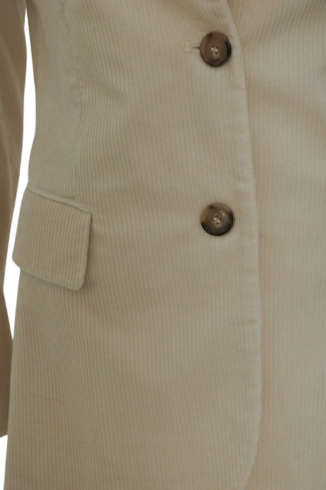 Seventy giacca donna monopetto velluto dettaglio