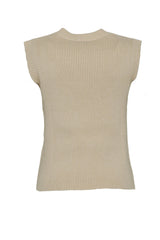 Seventy maglia gilet paillettes retro