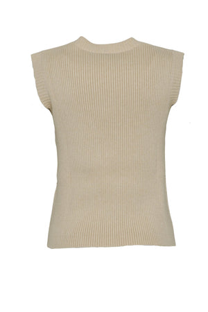 Seventy maglia gilet paillettes retro